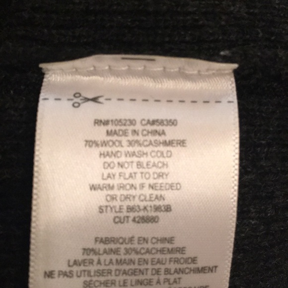 Joie Peronne B wool cashmere long sleeve Sweater gray Mini Dress sz.XS - Picture 10 of 10